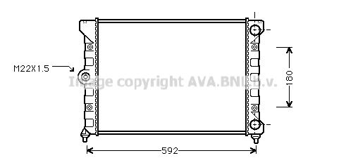 AVA QUALITY COOLING Radiators, Motora dzesēšanas sistēma VWA2099